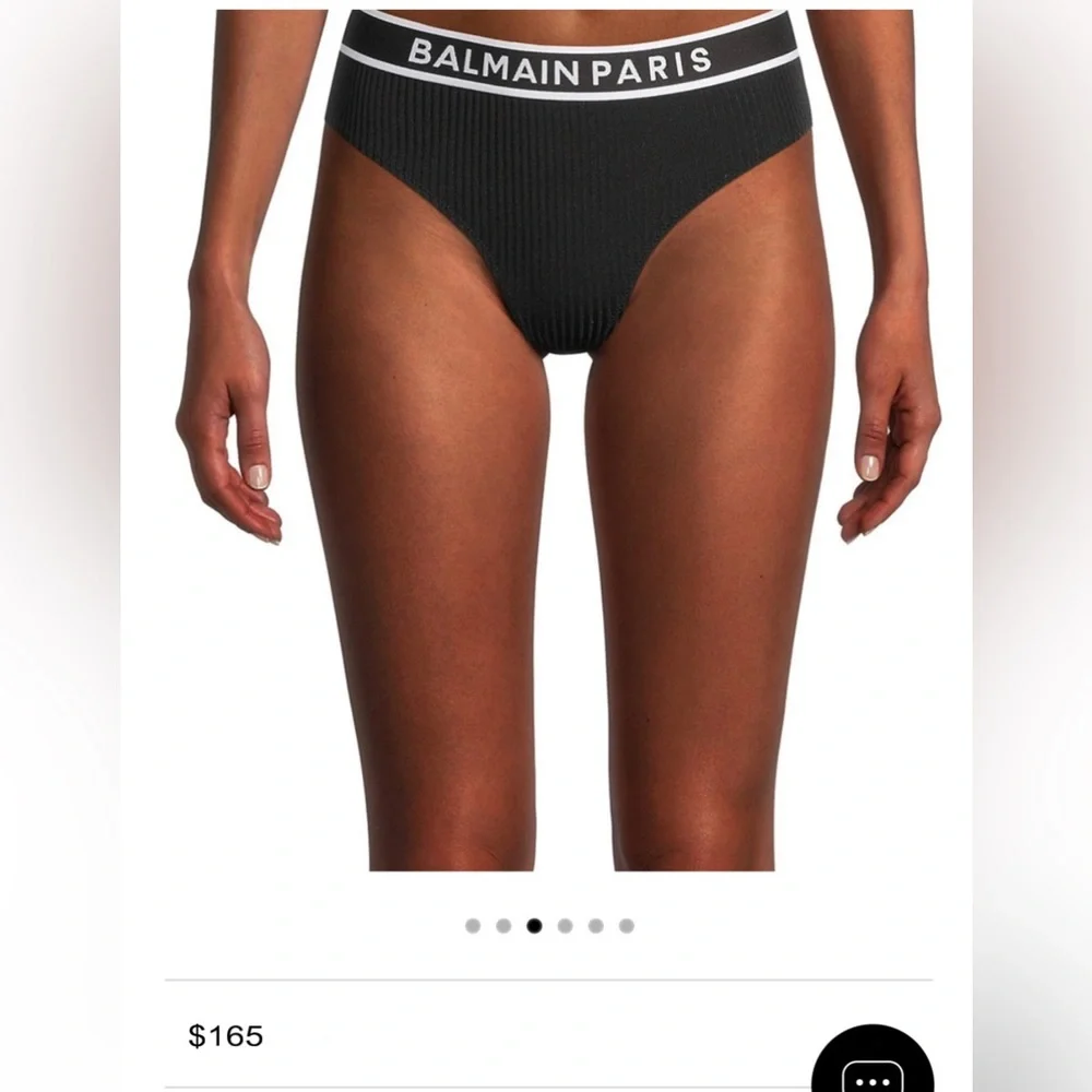 Balmain Logo Band Rib Knit Brief - Picture 10 of 10